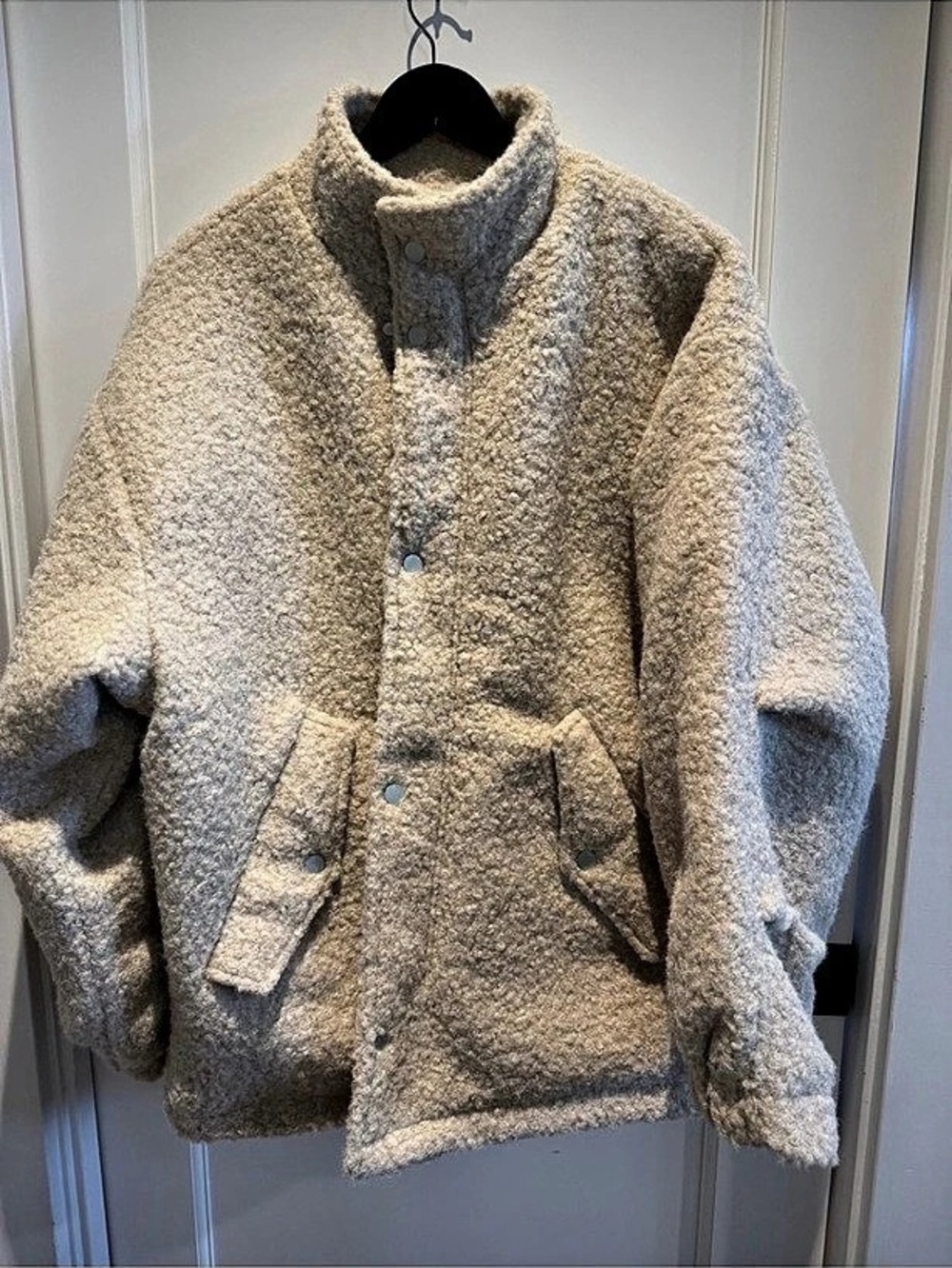 Oak + Fort Teddy Boucle Jacket NWT